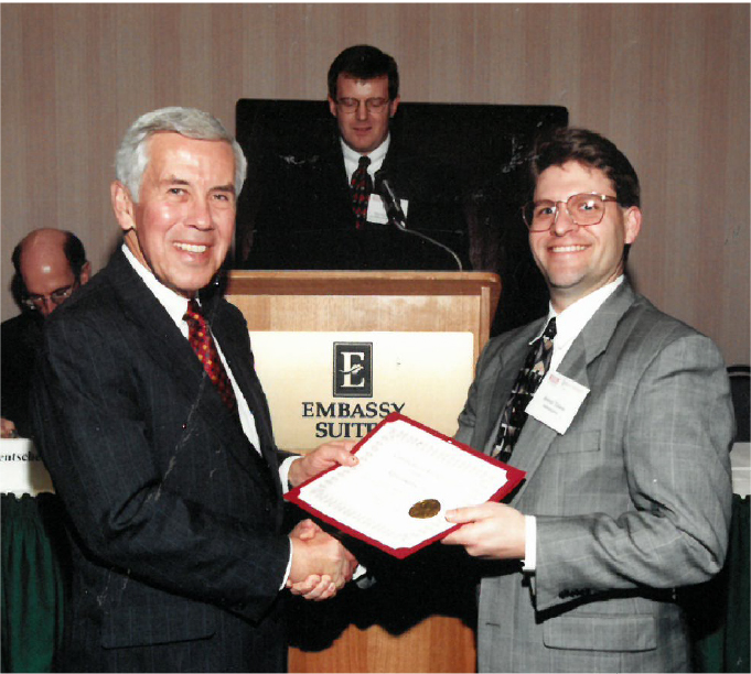 Brent Tilson with Richard Lugar